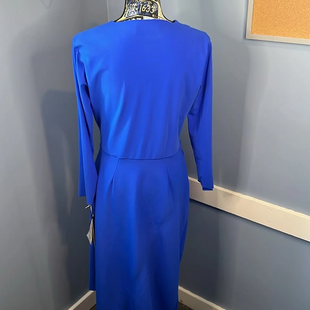 Chiara Boni  Blue Dress NWT Size 48 - Picture 7 of 12